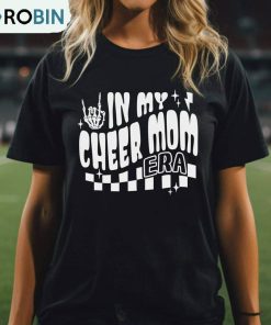 In My Cheer Mom Era Trendy Shirt, Vintage Halloween Long Sleeve Unisex Hoodie In My Cheer Mom Era Trendy Shirt, Vintage Halloween Long Sleeve Unisex Hoodie