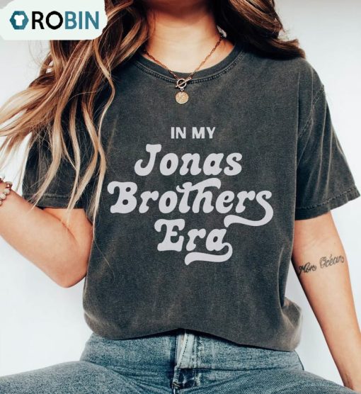 In My Jonas Brothers Era Shirt, The Album Tour Short Sleeve Sweatshirt