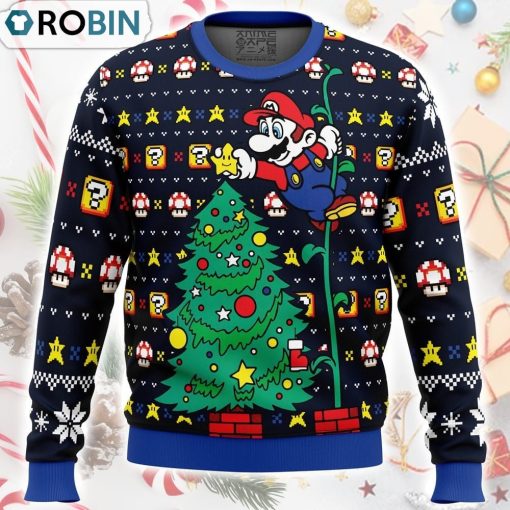 It’s a Tree Super Mario Bros. Ugly Christmas Sweater