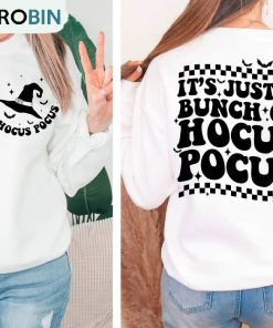 It’s Just A Bunch Of Hocus Pocus Shirt, Vintage Design Halloween Unisex Shirt