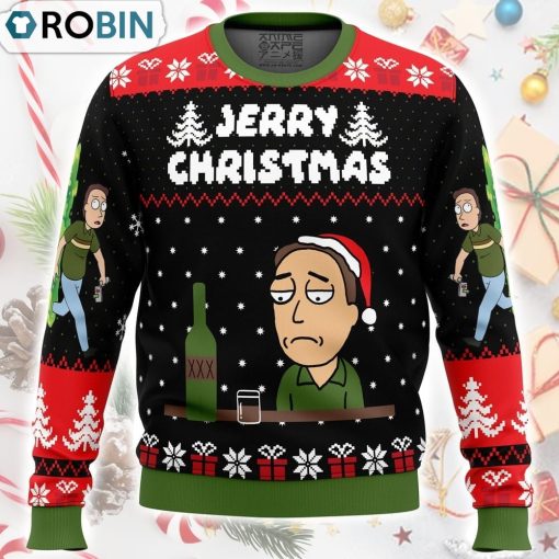 Jerry Christmas Rick and Morty Ugly Christmas Sweater