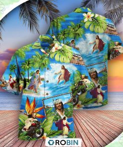 Jesus Stay Cool Casual Button-Down Shirt