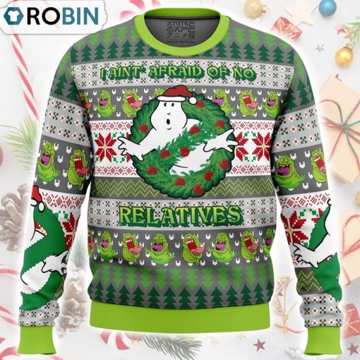 Jinglebusters Ghostbusters Ugly Christmas Sweater