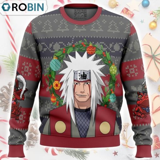 Jiraiya Naruto Ugly Christmas Sweater