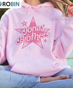 Jonas Brother Cute Shirt, Unique Pink Stars T-shirt Crewneck Jonas Brother Cute Shirt, Unique Pink Stars T-shirt Crewneck