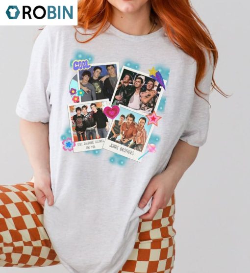 Jonas Brothers Groovy Shirt, Cool Design Long Sleeve Hoodie
