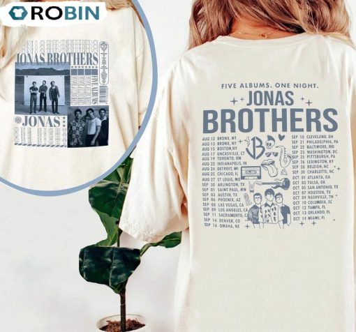 Jonas Brothers Trendy Shirt, Brothers Tour 2023 Crewneck Unisex Hoodie