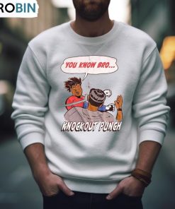 Jose Ramirez And Tim Anderson Down Goes Anderson You Know Bro Knock Out Punch Shirt, Hoodie, Ladies Tee