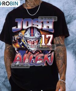 Josh Allen Shirt, Retro Football Unisex Shirt Josh Allen Shirt, Retro Football Unisex Shirt
