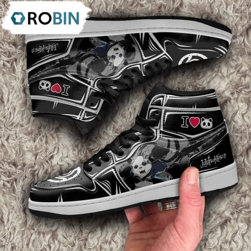 Jujutsu Kaisen Panda Jordan 1 High Sneakers, Custom Anime Shoes