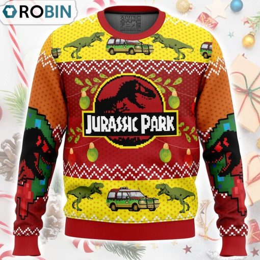 Jurassic Park Ugly Christmas Sweater