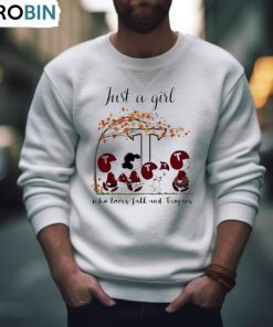 Just A Girl Who Loves Fall And Troy Trojans Shirt, Hoodie, Ladies Tee