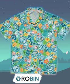 Kansas City Royals Tropical Hawaiian Shirt, 3D Printed Aloha Shirt