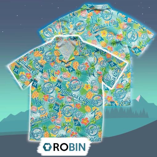 Kansas City Royals Tropical Hawaiian Shirt, 3D Printed Aloha Shirt
