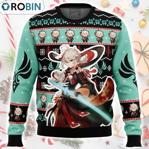 Kazuha Genshin Impact Ugly Christmas Sweater