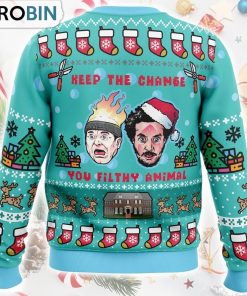 Keep The Change Home Alone Ugly Christmas Sweater