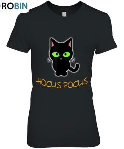 Kids Halloween Hocus Pocus – Boys & Girls Cat Unisex Shirt