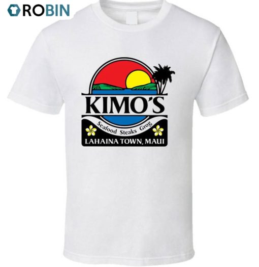Kimo’s Maui Hawaii Restaurant Trendy Sweatshirt Short Sleeve