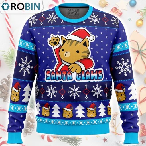 Kitty Claws Ugly Christmas Sweater