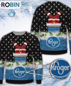 Kroger Merry Christmas All Over Print Ugly Sweater