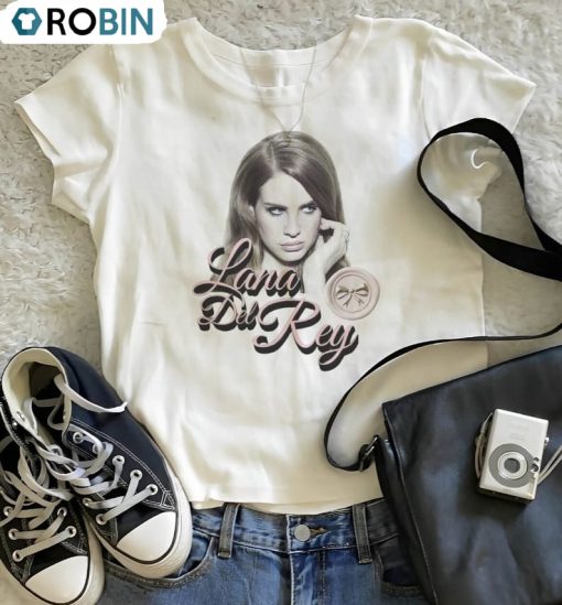Lana Del Rey Vintage Shirt, Trendy Music Hoodie Short Sleeve