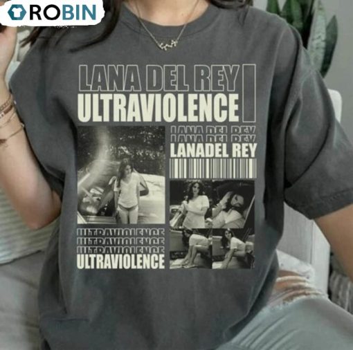 Lana Del Rey Vintage Shirt, Ultraviolence Sweater Short Sleeve