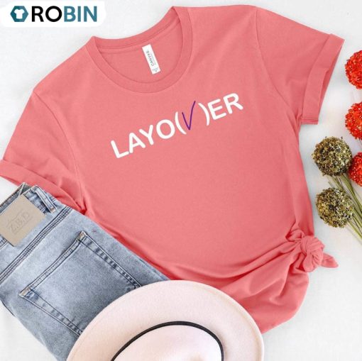 Layover Album Vintage Design Shirt, Kim Taehyung Yeontan Unisex T-shirt Crewneck