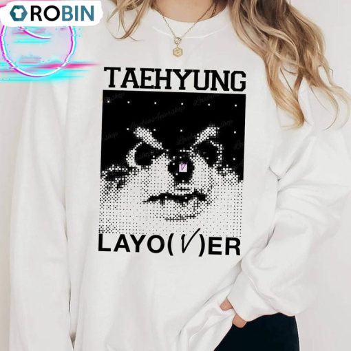 Layover V Yeontan Shirt, Bts V Layover Solo Debut Crewneck Unisex T-shirt