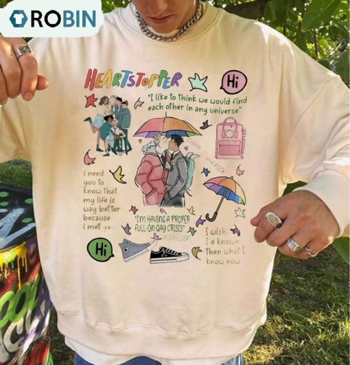 Lgbtq Heartstopper Season 2 Shirt, Nick And Charlie Lgbt Trendy Long Sleeve Short Sleeve