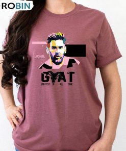 Lionel Messi Goat Shirt , Pink Messi Unisex Hoodie Short Sleeve Lionel Messi Goat Shirt , Pink Messi Unisex Hoodie Short Sleeve