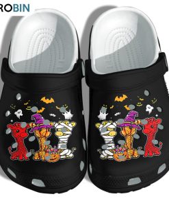 Little Giraffes Halloween Cosplay Witch Mummy Crocs Shoes