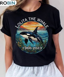 Lolita The Whale Trendy Shirt, Rip Lolita Lolita The Orca Unisex Shirt Lolita The Whale Trendy Shirt, Rip Lolita Lolita The Orca Unisex Shirt