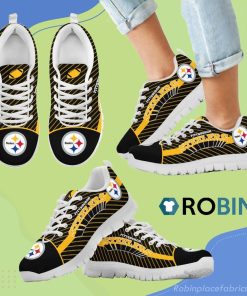 Lovely Stylish Fabulous Little Dots Pittsburgh Steelers Breathable Running Sneaker