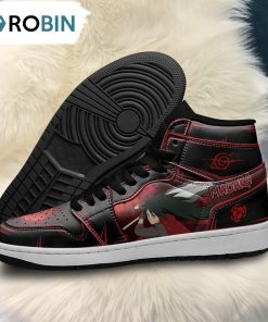 Madara Uchiha Jordan 1 High Sneakers, Custom Naruto Anime Shoes