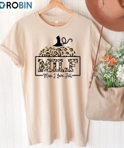 Man I Love Fall Trendy Shirt, Thanksgiving Leopard Long Sleeve Short Sleeve