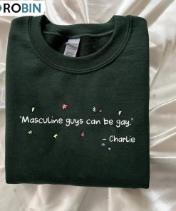 Masculine Guys Can Be Gay Heartstopper Shirt, Heartstopper Season 2 Crewneck Sweatshirt