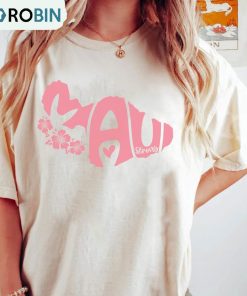 Maui Strong Retro Shirt, Hawaii Fire Crewneck Unisex Hoodie