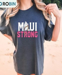Maui Wildfire Lahaina Fires Shirt, Pray For Maui Crewneck Short Sleeve