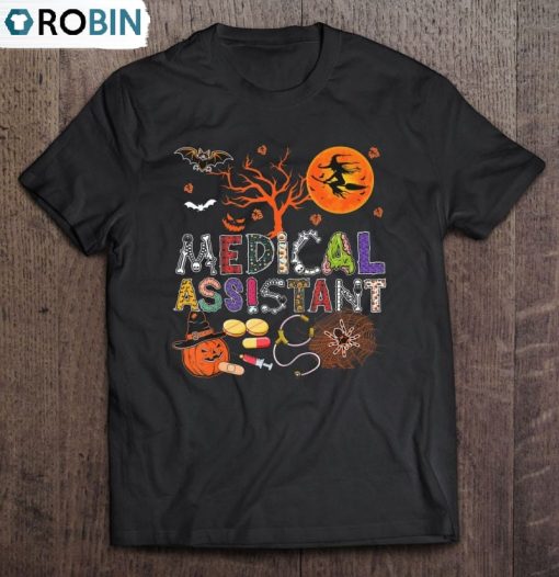 Medical Assistant Halloween Zombie Costume Scary Unisex Shirt