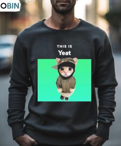 Memeabletees This Is Yeat Cat Shirt Memeabletees This Is Yeat Cat Shirt