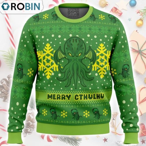 Merry Cthulhu Ugly Christmas Sweater