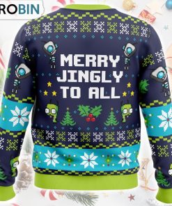 Merry Jingly Invader Zim Ugly Christmas Sweater