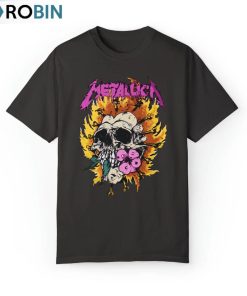 Metallica Band Comfort Shirt, Vintage Style Music Band Tee Tops Unisex Hoodie