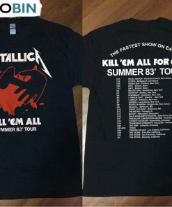 Metallica World Tour 2023 Shirt, Metallica Band Crewneck Unisex T-shirt