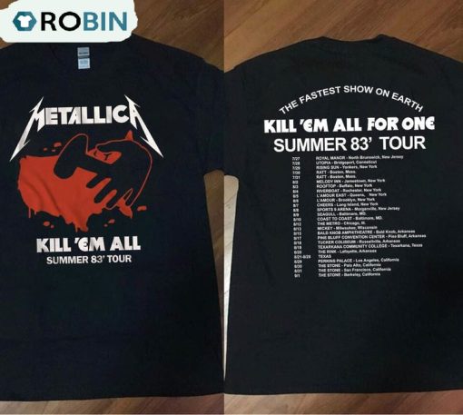 Metallica World Tour 2023 Shirt, Metallica Band Unisex Shirt