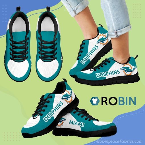 Miami Dolphins Top Logo Breathable Running Sneaker