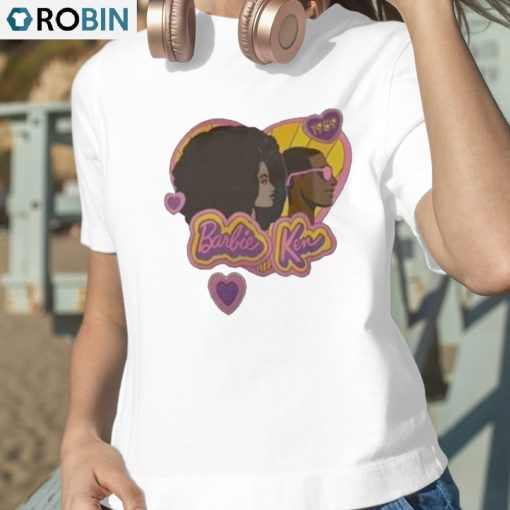 Monica Evans 555 Barbie Ken 1959 Art Design T-Shirt