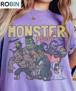 Monster Mash Groovy Shirt, Retro 90s Sweatshirt Unisex T-shirt Gift For Friend