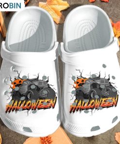 Monster Truck Halloween Crocs Shoes