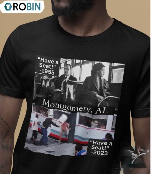 Montgomery Alabama Brawl Shirt, Folding Chair Crewneck Short Sleeve